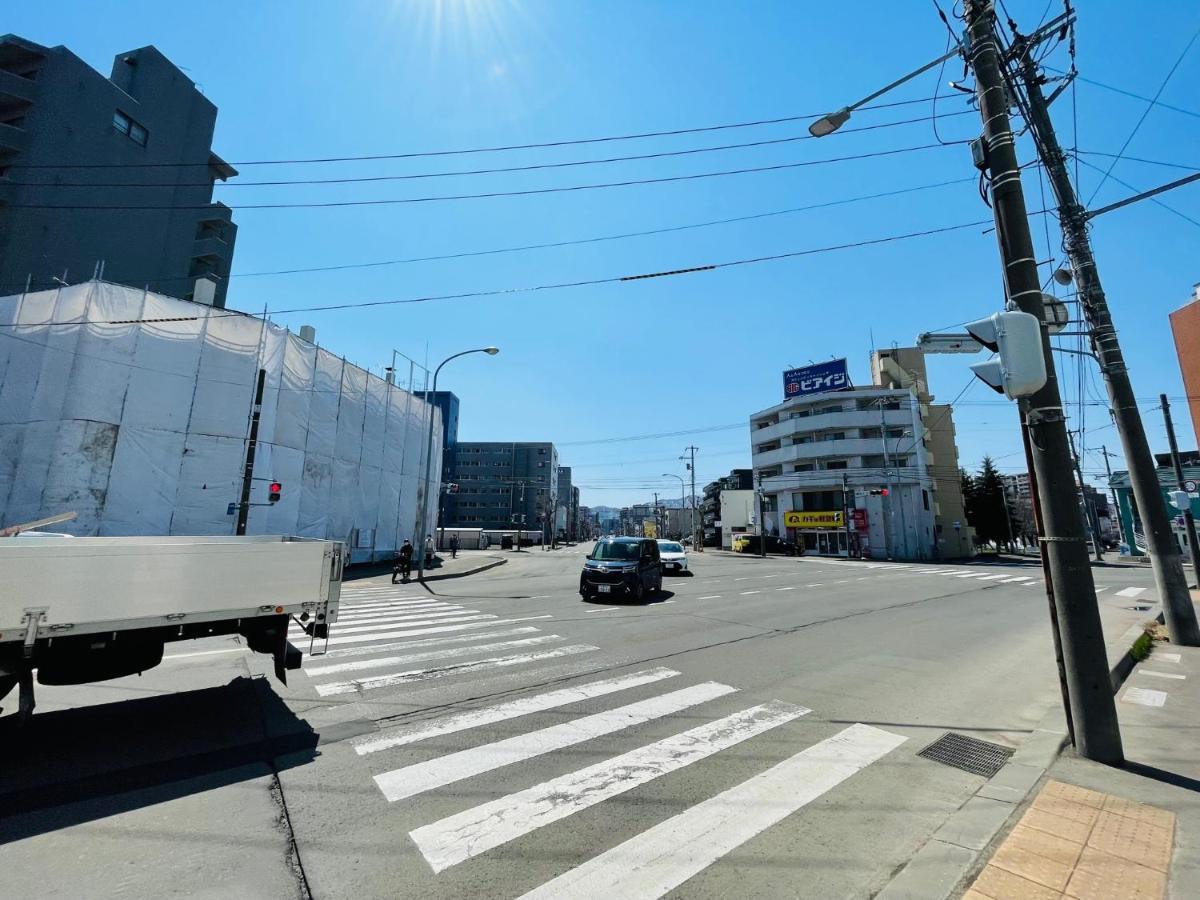 Toyohira 観光や仕事に便利ｻｰﾋﾞｽｱﾊﾟｰﾄﾒﾝﾄ札幌さくら2-2小型犬滞在可能 아파트 외부 사진